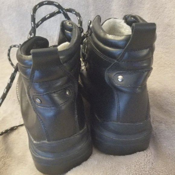 Black ALPINETEK padded Hi-cut casual rugged boots Size 8 - Picture 8 of 10